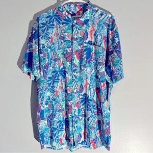 Tipsy Elves Men's Island Breeze Hawaiian Shirt